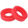 Generic 4PCS RC Tire Inserts 1.0"" Silicone Rubber Insert Foam for 58-63mm*20-24mm 1.0"" Wheel Tires Inner Compatible for SCX24 Fcx24 Ax24 1/18 1/24 RC Crawler Upgrade Part(red) view 2