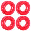 Generic 4PCS RC Tire Inserts 1.0"" Silicone Rubber Insert Foam for 58-63mm*20-24mm 1.0"" Wheel Tires Inner Compatible for SCX24 Fcx24 Ax24 1/18 1/24 RC Crawler Upgrade Part(red) view 3
