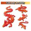 ZHEBAG 3D Printed Dragon Egg, 3D Printed Articulated Dragon Eggs with Dragon Inside, Crystal Dragon Fidget Toy, Adults Fidget Toys, Mystery Dragon Egg for Autism and ADHDLaser Red view 4