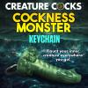 CREATURE COCKS Cockness Monster Silicone Keychain for Beginners, Men, Women, & Couples. Fun and Cute Mini Fantasy Dong. Nickel-Free Metal and Premium Silicone. Flag Your Fetish. 1 Piece, Green. view 2