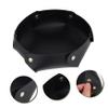 ifundom Portable Pu Folding Dice Tray Large Capacity Tabletop Storage for Board Games Stylish Leather Design for Home Kitchen and Gaming Use view 4