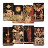 CRAFTERIAN Set of Black Tarot Cards with Cloth and Bag. Tarot Cards, 78 Tarot Deck, Original Tarot Cards for Beginners and Experts with Guide Book view 2