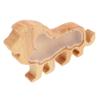 Abaodam Wooden Animal Shape Money Box Creative Lion Savings Jar for Boys and Girls Birthday and Home Decoration view 1