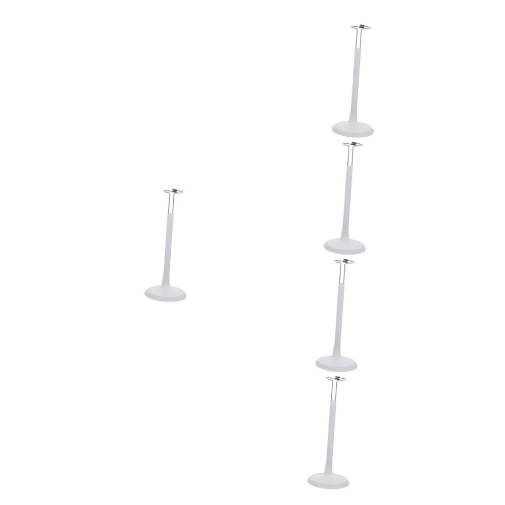 Abaodam 5pcs Doll Stand Action Figure Display Rack Vertical Doll Display Stand Sturdy Construction
