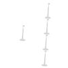 Abaodam 5pcs Doll Stand Action Figure Display Rack Vertical Doll Display Stand Sturdy Construction view 1