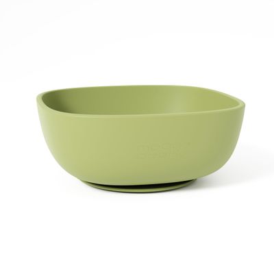 Muqee Peeko Baby Bowl in Pea Pod Green Color Suction Bowls for Baby - Baby Safe Silicone Toddler Bowls