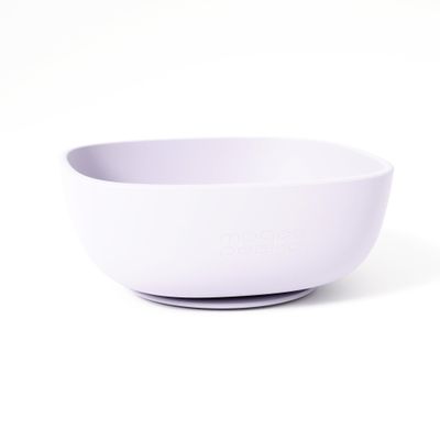 Muqee Peeko Baby Bowl for Led Weaning in Sweet Lilac Color Suction Bowls for Baby and Toddler Bowl with Suction feeding bowls for infants