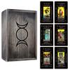 CRAFTERIAN Set of Learning Tarot Cards with Dark Wooden Box, 78 Tarot Deck, Original Tarot Cards for Beginners and Experts with Guide Book. view 1