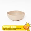 Muqee Peeko Silicone Baby Feeding Set with suction bowls for baby baby utensils 6-12 months in Beige color - (3 Piece Set) made with Baby Safe Silicone bowls for baby view 3