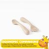 Muqee Peeko Silicone Baby Feeding Set with suction bowls for baby baby utensils 6-12 months in Beige color - (3 Piece Set) made with Baby Safe Silicone bowls for baby view 4