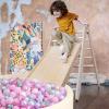 Realhaha Ball Pit Balls 200 PCS, Star Shapes for Babies Kids Playpen Plastic Balls for Babies Ball Pool Puppy Playballs,Purple view 4