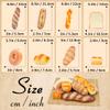 Meiwlong Fake Bread 8 Pack Realistic Fake Baguette & Bread Loaf Set,Decorative Breads for Photography Props, Kitchen Display, Fake Food Props, Home Decor view 2