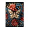 500 Piece Jigsaw Puzzle for Adults Personalized Picture Puzzle Butterflies and Roses Customized Wooden Puzzle for Family, Birthday, Wedding, Game Nights Gifts, 20.4"x15" view 1
