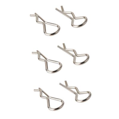 OSALADI 300pcs Rc Stainless Steel r Shape Essential Model Accessories Fit Scale Vehicles