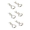 OSALADI 300pcs Rc Stainless Steel r Shape Essential Model Accessories Fit Scale Vehicles view 1