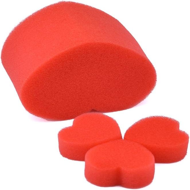 blue-ther 1 Set Sponge Hearts Magic Trick Stage Close Up Street Trick Illusion Appearing Props Funny