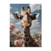500 Piece Jigsaw Puzzle for Adults Personalized Picture Puzzle Beautiful Giraffe Customized Wooden Puzzle for Family, Birthday, Wedding, Game Nights Gifts, 20.4"x15" view 1