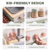 ROBUD Wooden Play Kitchen Set for Kids Toddlers, Pretend Kitchen Playset with BBQ Grill, Ice Maker, Coffee Machine, and Accessories, Toy Kitchen Gift with Lights & Sounds for Girls & Boys, Age 3+ view 4