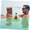 Ciieeo Summer Pool Floating Drink Holder Neoprene Floating Coaster Drink Holders for Pool Parties view 2