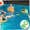 Ciieeo Summer Pool Floating Drink Holder Neoprene Floating Coaster Drink Holders for Pool Parties view 4