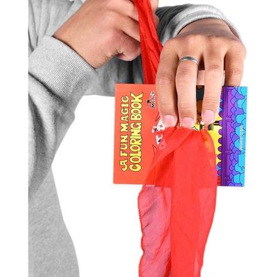 blue-ther Silk Thru Phone Magic Tricks for Magician Stage Street Props Accessories Easy to Do Trick Gimmick Comedy