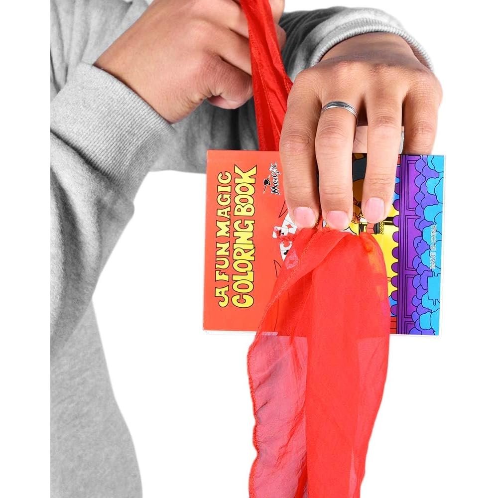 blue-ther Silk Thru Phone Magic Tricks for Magician Stage Street Props Accessories Easy to Do Trick Gimmick Comedy