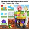 138 PCS Magnetic Blocks - Build Mine Magnet World Cherry Blossom Set, Magnetic Tiles Building STEM Toys for Boys & Girl Kids Toddler Toys for 3+ Years Old view 4