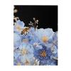 500 Piece Jigsaw Puzzle for Adults Personalized Picture Puzzle Blue Flowers and Bees Customized Wooden Puzzle for Family, Birthday, Wedding, Game Nights Gifts, 20.4"x15" view 1