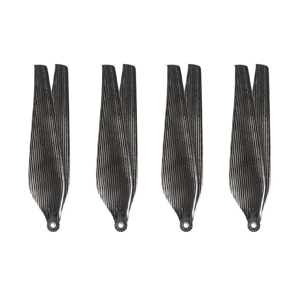 QWinOut 8pcs XP2020 19inch Folding Propeller with Clip for XP20 P40 Carbon Fiber RC Airplane (Horizontal W Clip)