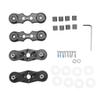 QWinOut 8pcs XP2020 19inch Folding Propeller with Clip for XP20 P40 Carbon Fiber RC Airplane (Horizontal W Clip) view 3