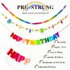 3Pcs Pre-Strung Happy Birthday Banner with Wool Balls, Rainbow Party Decorations, Reusable Happy Birthday Felt Ball Garland, Personalized Holiday Sign for Birthday Party Decor, Home Classroom Decor, Photo Prop (Birthday Banner + Felt Garland + Rainbo view 4