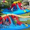 Whubefy 14.5x12.7ft Inflatable Water Slide 10 in 1 Kids Water Park Bounce House With 2 Water Slide, Top Sprayers, Climb Wall, Splash Pool, Blow up Water Slides Inflatables for Kids Backyard Waterslide view 4