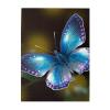 500 Piece Jigsaw Puzzle for Adults Personalized Picture Puzzle Beautiful Blue Butterfly Customized Wooden Puzzle for Family, Birthday, Wedding, Game Nights Gifts, 20.4"x15" view 1