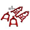 FLMLF Alloy CNC Front Suspension Arm Kit for 1/5 HPI ROFUN ROVAN KM BAJA 5B 5T 5SC Rc Car Parts (Red) view 3