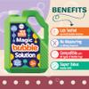 67 OZ Iridescent Bubble Solution Refill | Non-Toxic Pre-Mix Bubble Refill Solution No Mixing or Measuring Required | Bubbles for Kids | Bubbles Bulk | Bubble Machine Solution | Giant Bubbles (67 OZ) view 2