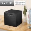Adults Piggy Bank Must Break to Open, Unbreakable Stainless Steel Piggy Bank for Adults, Metal Savings Box for Cash Saving (Black, 7.9 inch) view 2