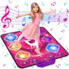 Dance Mat for Kids, Electronic Dance Pad with Wireless Bluetooth & LED Lights, Adjustable Volume, Built-in Music, 5 Game Modes, Xmas B-day Gifts for 3+ Years Old Girls Toys (Bluetooth Type-Purple) view 1