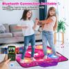 Dance Mat for Kids, Electronic Dance Pad with Wireless Bluetooth & LED Lights, Adjustable Volume, Built-in Music, 5 Game Modes, Xmas B-day Gifts for 3+ Years Old Girls Toys (Bluetooth Type-Purple) view 4