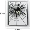 blue-ther Spider and Net Magic Trick The Web Cards Toys Magician Gimmick Illusion Closed-up Magic Props Halloween Fool's Day Gift Easy to do view 3