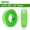 INJORA Silicone Rubber Inserts Foam for 106-108mm 1.9" Tires(Green) view 2
