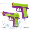 2 Pack Water Gun for Kids - Squirt Guns Water Blaster Soaker 100CC Capacity Water Pistol Toys for Boys Girls Toddlers, Ideal Summer Gifts for Swimming Pool Beach Outdoor Water Toys view 1