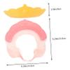 Beavorty 4pcs Shampoo Girl Hair Washing Shield Cute Design Lightweight and Portable Shower Accessory for Boy Girl Bath view 3