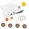 78pcs Plastic Gears Kit for DIY Set Accessories, Wearable Plastic Gears Various Gears for Different Needs Small Parts view 3
