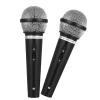 PEWHAUL 2 Pcs Fake Microphones, Pretend Play Toy, Plastic Prop Microphones for Birthday Party, Stage Performance, Singing, Dancing, Role Playing view 1