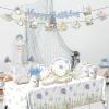 142pcs Under the Sea Birthday Tableware Under The Sea Theme Party Decorations Underwater Sea Life Baby Shower Party Supplies Disposable Banner,Tablecloth,Plates,Napkins,Cups,Forks and Knives view 2
