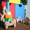Personalized Wooden Toy Race Car, Toddler Toy, Wooden Car, Push Toy,Baby Shower Gift, Friends Baby, Baptism Gift, CHRISTMAS GIFTS for Grandchildren view 3