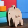 Wooden Dolphin Push Toy, Waldorf and Montessori Animal Toy, Personalized Toy Gift, Gift for Baby Shower, Wooden Toy, Personalized view 4