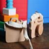 Wooden CAMERA TOY, Kids Gift for Christmas, Toys for Toddlers, Montessori, Sensory, 1st Birthday Gift, Sensory Toys, Handcrafted Gifts, Toy with Name view 2