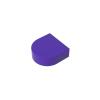 Gobricks GDS-1292 24246 35399 Tile 1x1 Half Circle, Dark Purple, 50 pcs view 1