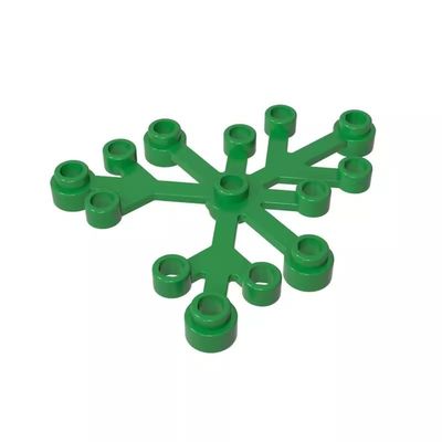XYEIUGO Gobricks GDS-1437 2417 Plant Leaves 6x5, Green, 50 pcs Brick Parts